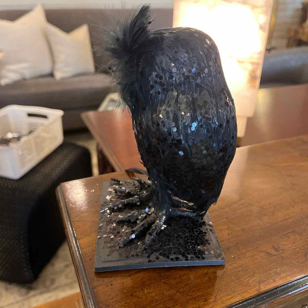 Black Feathered Owl