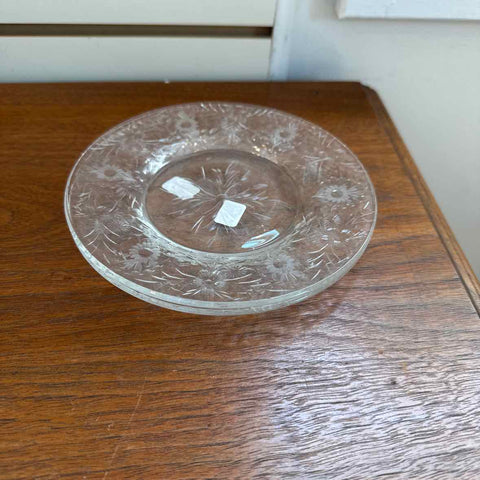 Pair of Sunflower Glass Dishes