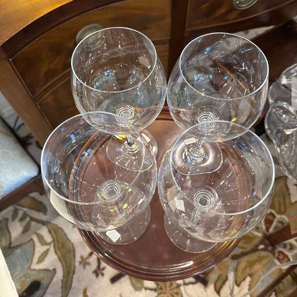 Four Riedel  Chardonnay Glasses