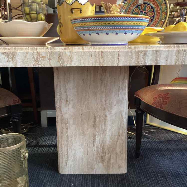 Square Travertine Table