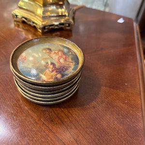 Six Florentine Coasters