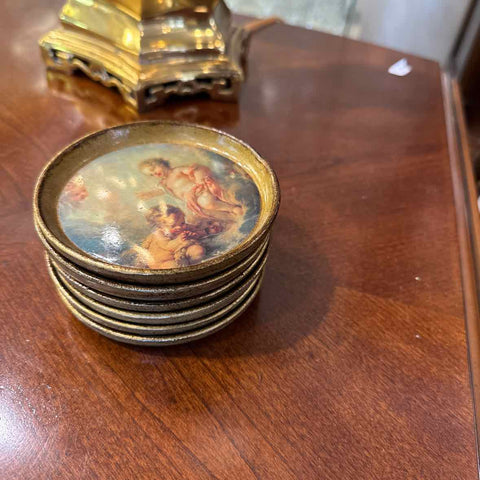 Six Florentine Coasters