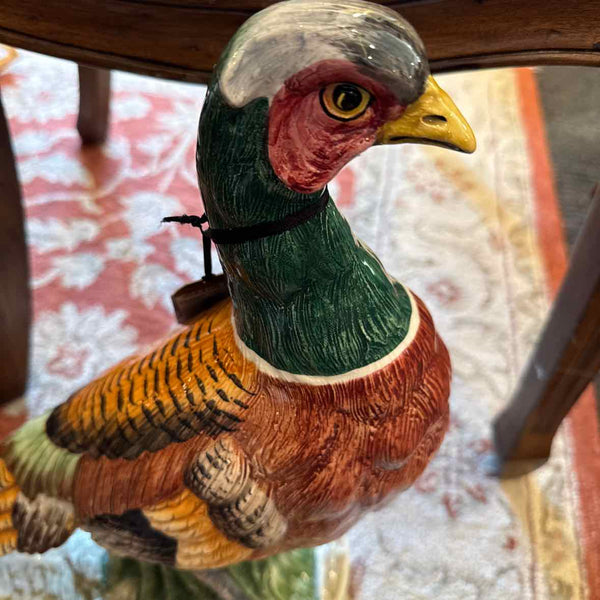 Vietri Pheasant Sculpture