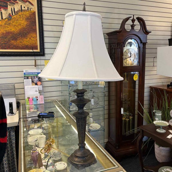 Vintage Lamp with Cream Shade