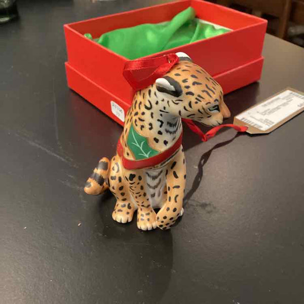 Jaguar Porcelain Ornament