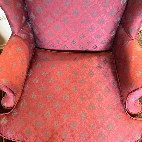 Wingback Queen Anne Arm Chair