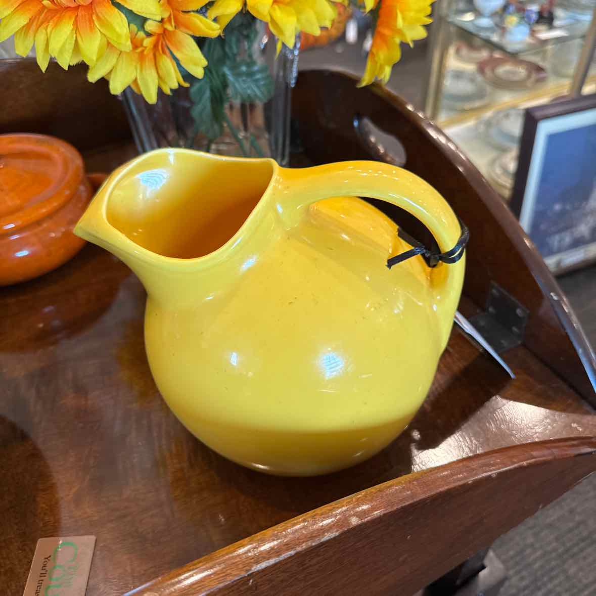 Yellow Pitcher - Homer Laughlin