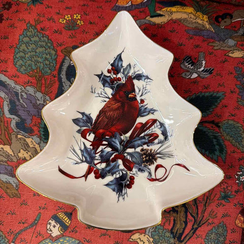 Lenox Tree Candy Dish with Cardinal