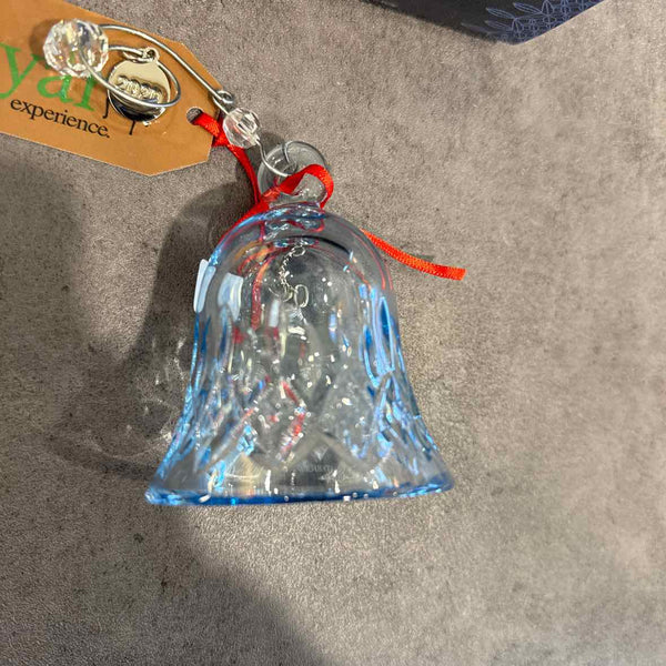 Waterford Topaz Frost Bell Ornament w/Box - 2020