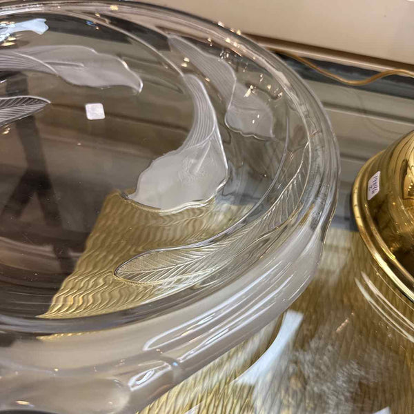 Floral Etched Plate