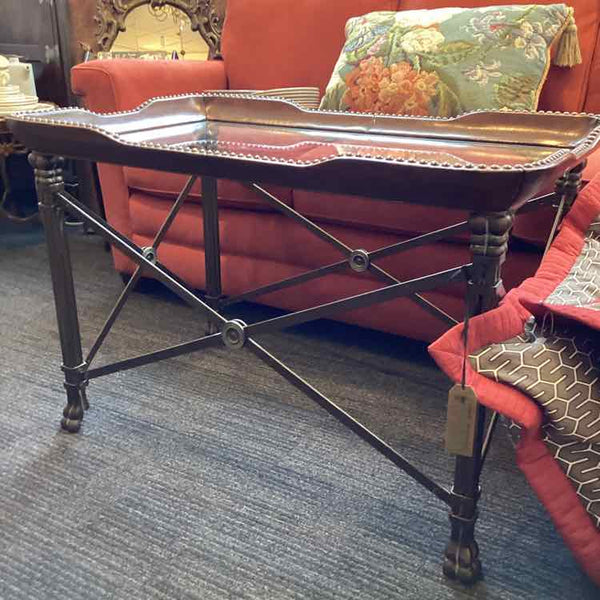 Maitland Smith Coffee Table with Paw Feet
