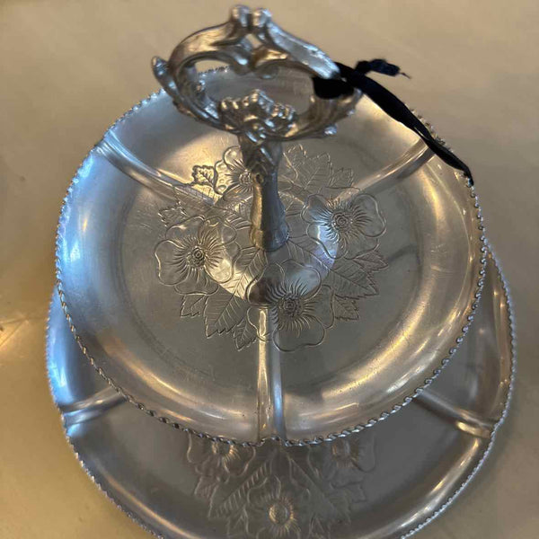 Aluminum Tiered Serving Dish