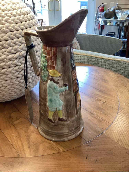 E. Radford Handpainted Pitcher