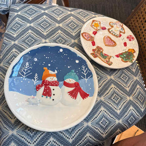 Two Christmas Plates