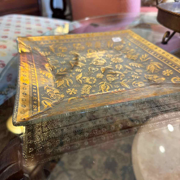 Midcentury Modern George Baird Gold Plate
