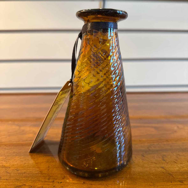 Brown Glass Vase
