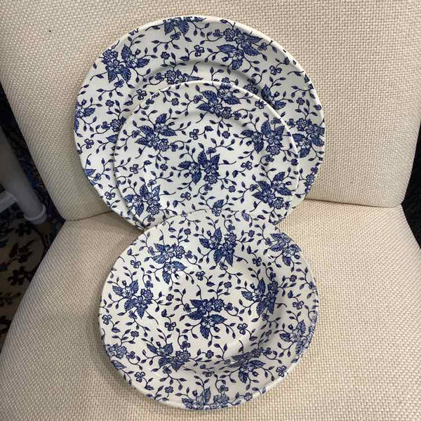 5 Place Settings Grindley "Blue Bouquet" English China