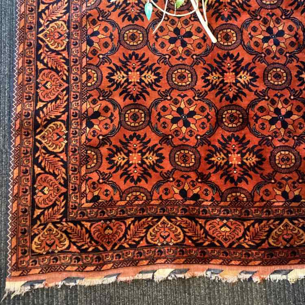 Hand Knotted Wool Afghan Rug