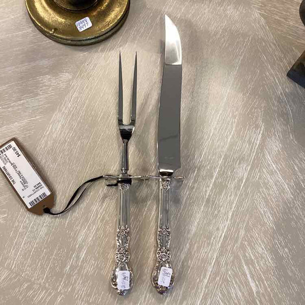 Silver Plated Carving Set