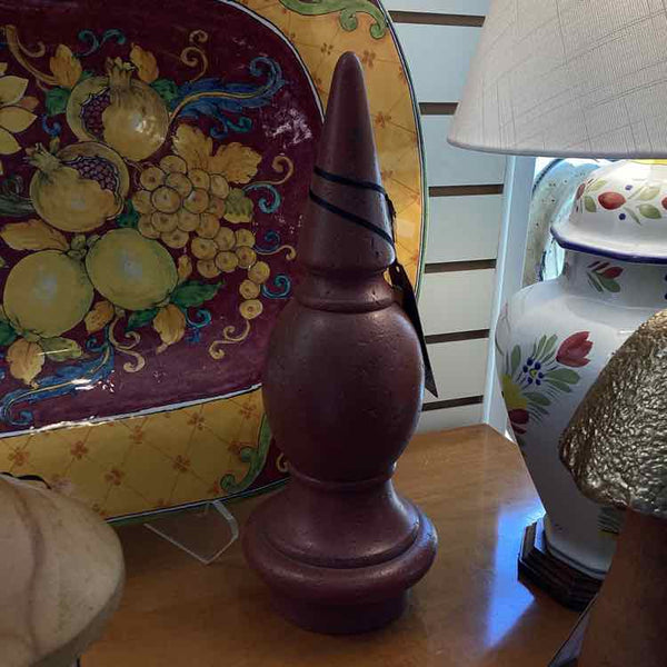 Red Decorative Finial