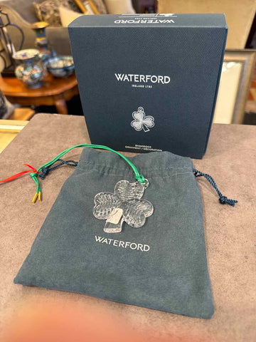 Waterford Shamrock Ornament w/Box