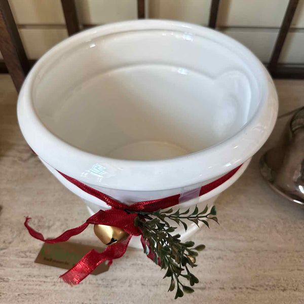 White Ceramic Planter