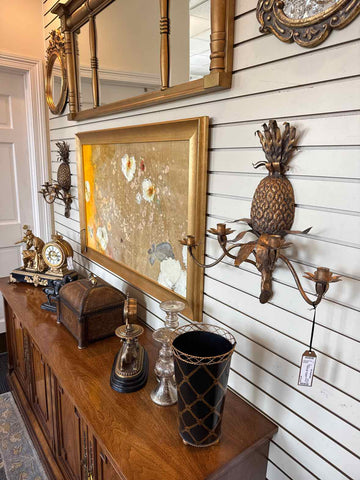 Pair of Pineapple Sconces