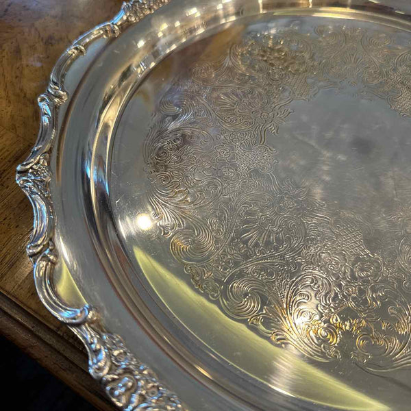 "As Is" Silverplate Tray