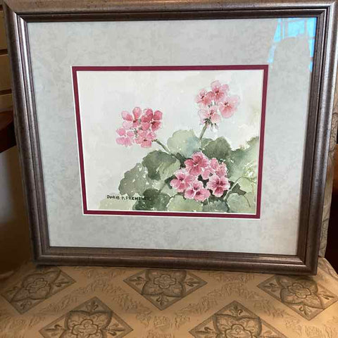Geranium Watercolor