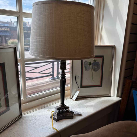 Pair Of Vintage Gold Lamps