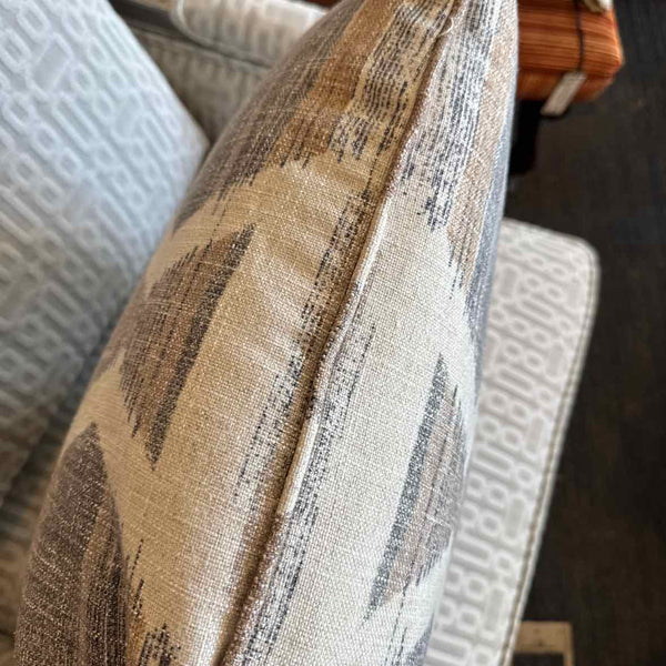 Down Tan And Gray Pillow