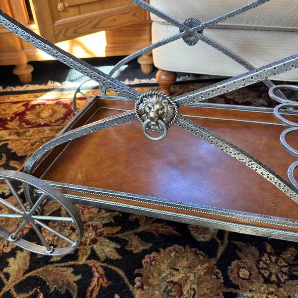 2pc Bar Cart/Serving Tray