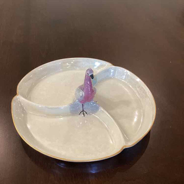 Handpainted Three Section Bowl