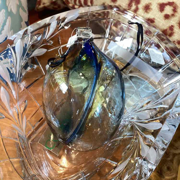 Egg Shape Art Glass Orb