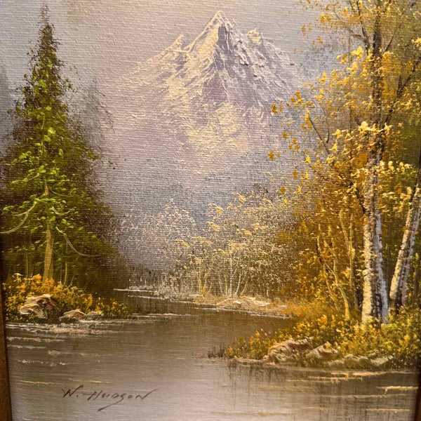 Oil Painting - Mountain Scene