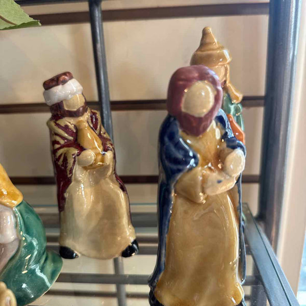 Ten Piece Clay Nativity Set
