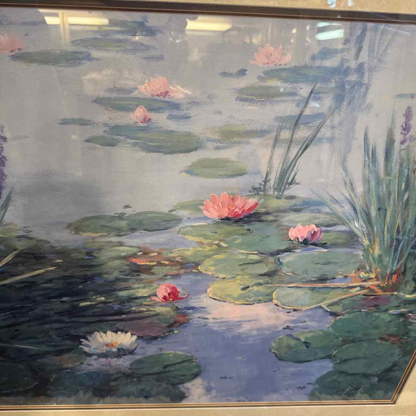 Lily Print w/ Gold Frame (Beckmann)