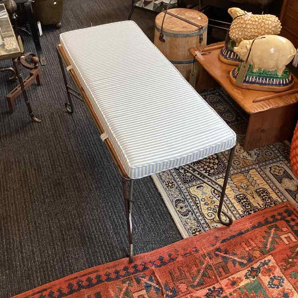 Metal Bench With Cushion