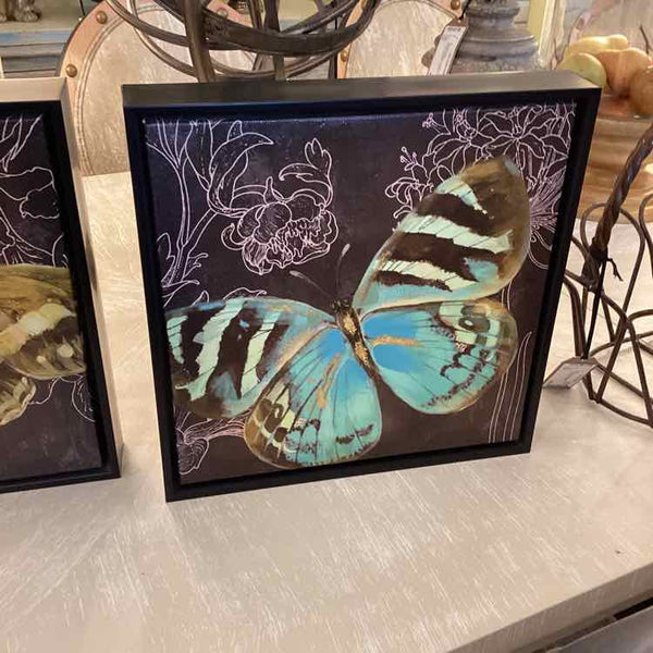 Aqua Butterfly Print