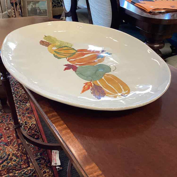Crate & Barrel Pumpkin Serving Bowl