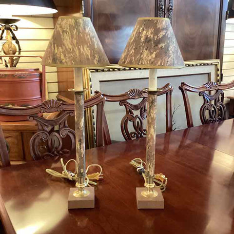 Pair of Candlestick Lamps