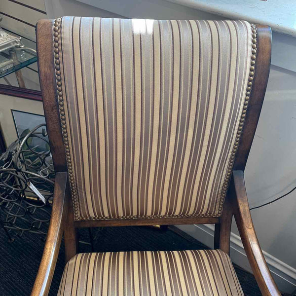 Walter E. Smith Gold Striped Chair
