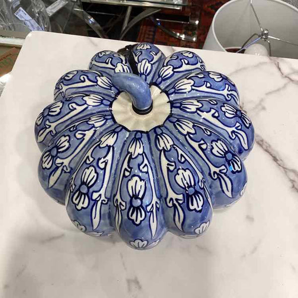 Blue Chinoiserie Pumpkin