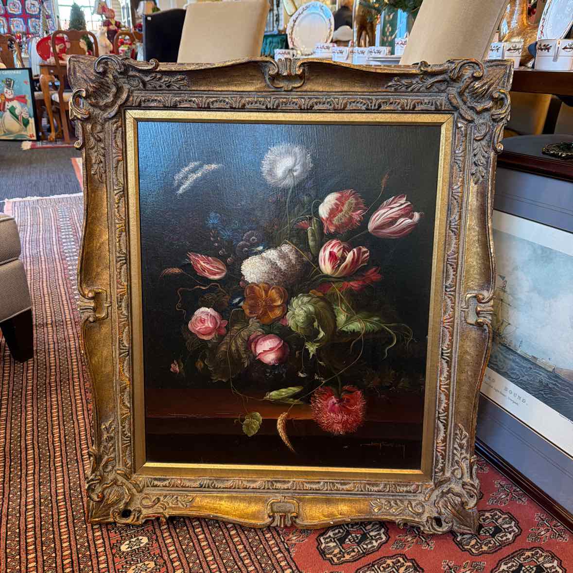 Floral Oil Painting