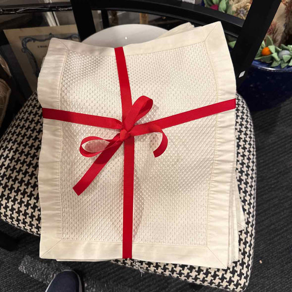 Set of 10 Cream Colored Placemats