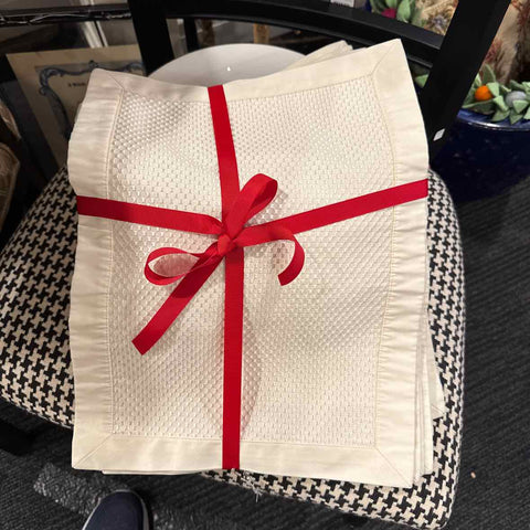 Set of 10 Cream Colored Placemats