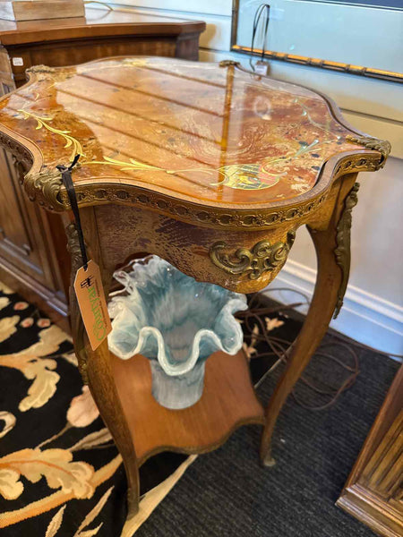 Pair Of Victorian Tables With Glass