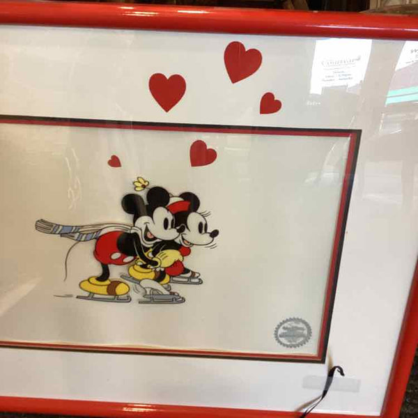 Seriograph Cel "Skating Lesson"