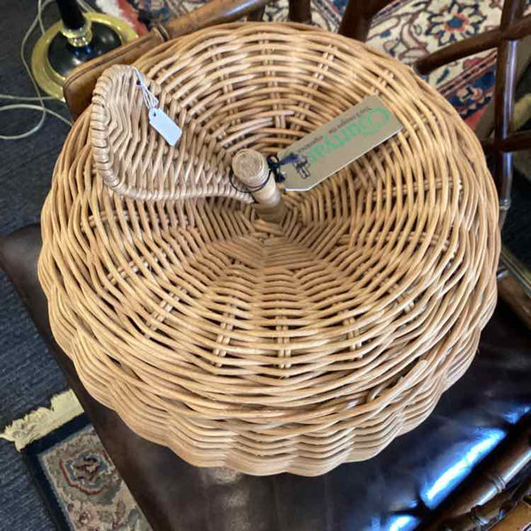 Laura Ashley Wicker Basket With Lid