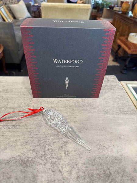 Waterford Icicle Ornament w/Box